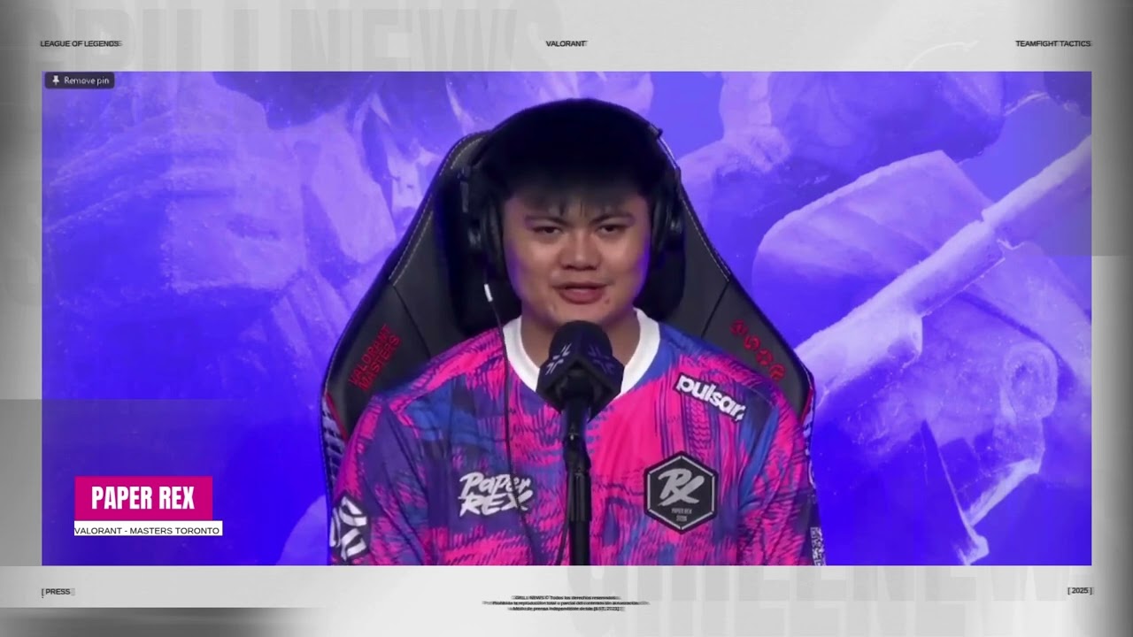 Press Conference with Paper Rex | G2 VS PRX | Masters Toronto 2025