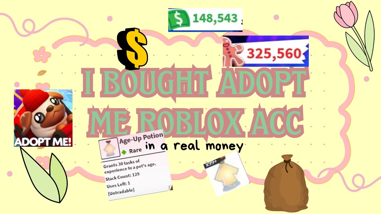 I BOUGHT ADOPT ME ROBLOX ACCOUNT WITH MY REAL MONEY (PART 2?!)
