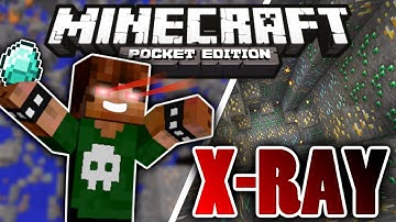 X-Ray In Minecraft Pocket Edition! [No Mods] XRay Redstone Machine
