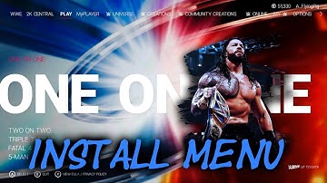 Install Smackdown vs RAW main menu on WWE2K19 - Modding Made Easy by A Flying Pig