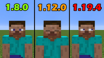 minecraft in 1.8.0 vs 1.12.2 vs 1.19.4