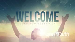 Easter Background: Jesus Risen Savior Religious Welcome Video Loop