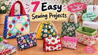 No Pattern Needed! 7 Surprisingly Easy Sewing Projects