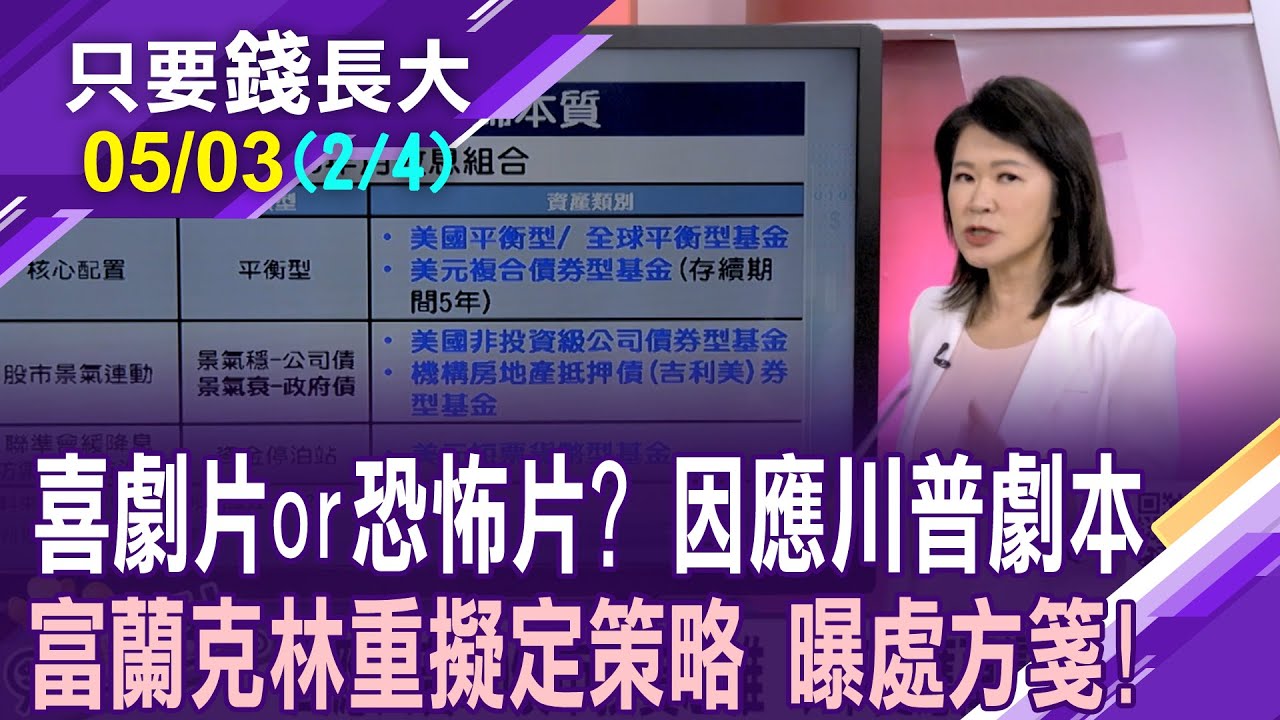關稅人發威!與股債脫鉤的產品成亂世依靠?美債拉警報 找新避風港?弱勢美元下投資之道  規避匯率風險,該怎麼做?【20250503(第2/4段)只要錢長大*鄭明娟(羅尤美)】