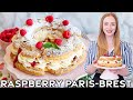 Raspberry Paris-Brest - Easy Raspberry Pastry Recipe!