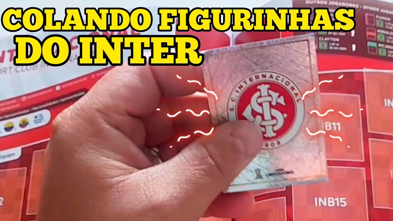 Colei Figurinhas do Inter no meu Álbum Libertadores 2025. 