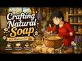 Quiet Spring Forest Mornings 🌿🧼 Handmade Natural Soap & Warm Walnut Oil | Ghibli-Style ASMR