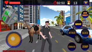 Mounted Police Horse Chase 3D - Android GamePlay FHD screenshot 3