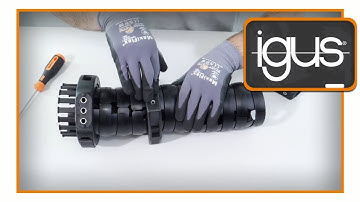 triflex® R brackets assembly for robot energy chain