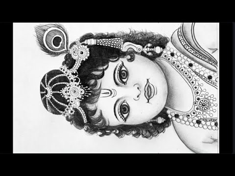 Lord Krishna Pencil Sketches  A MYTHOLOGY BLOG