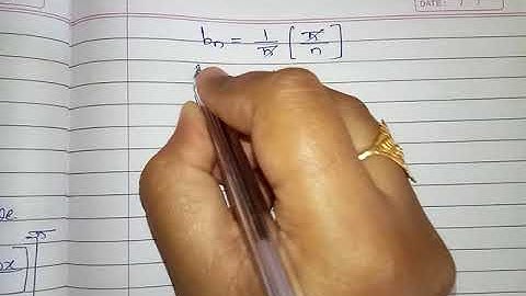 18MAT31#Module2:-Fourier Series#(Lecture-7)