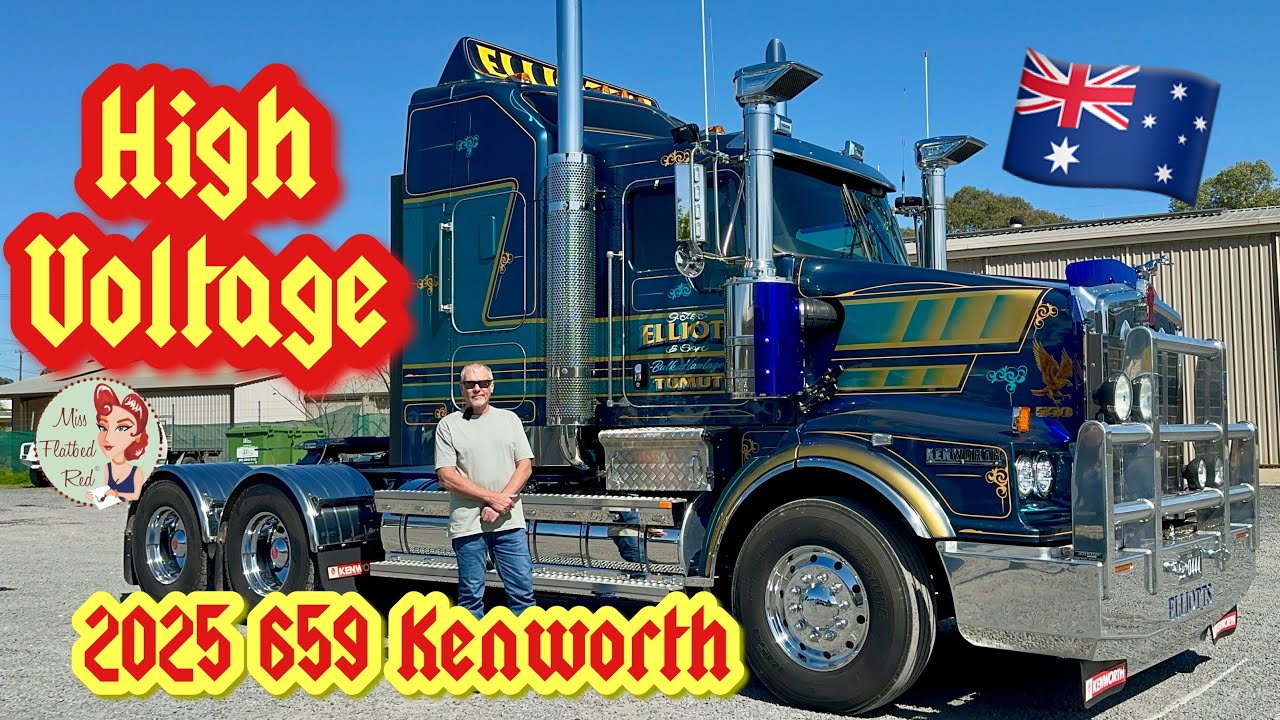 HIGH VOLTAGE Grant Elliott's 2025 659 Kenworth Truck Tour & Company History