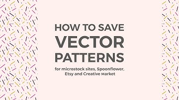 How to save seamless vector patterns in Illustrator