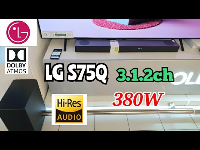 Dolby YouTube review SPD7Y 🔊 Atmos soundbar LG -