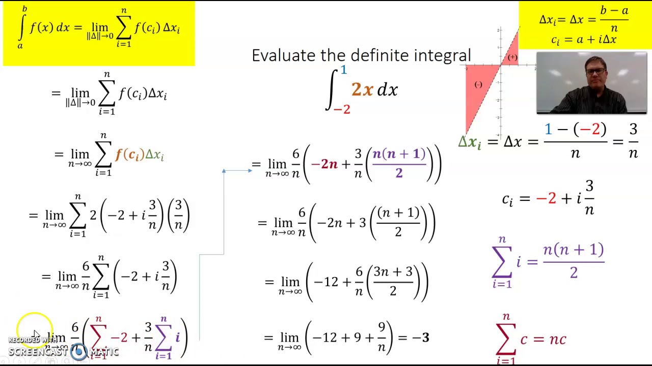 Riemann Sum Worksheet