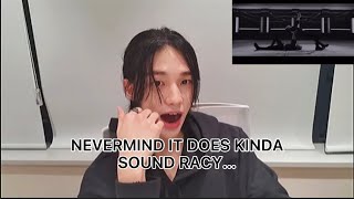 Eng Subs Stray Kids Hyunjin Reaction To Red Lights By Bangchan And Hyunjin Vlive