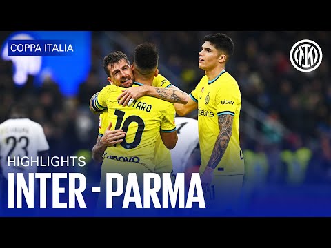 INTER 2-1 PARMA | HIGHLIGHTS | COPPA ITALIA 22/23 ⚫🔵🇬🇧