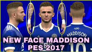 PES 2017 - NEW FACE MOD + SKIN TATTOO MADDISON