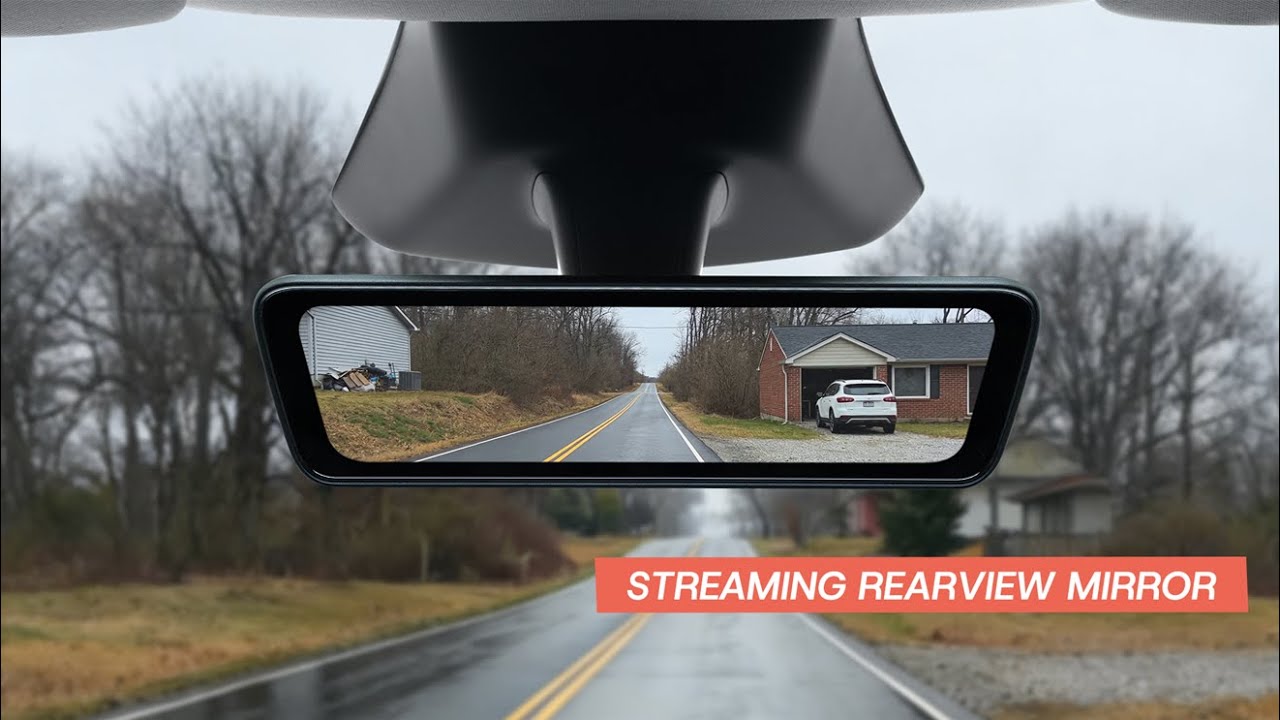 Tesla Model Y Juniper 2026 Streaming Rearview Mirror | Clear Rear View ...