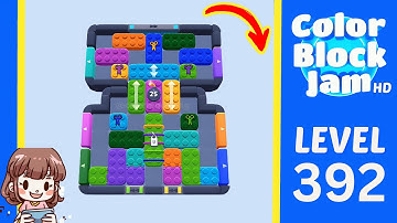Color Block Jam Level 392 Solution Walkthrough