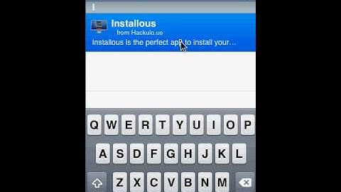 How to get installous on your iphone/ipod touch
