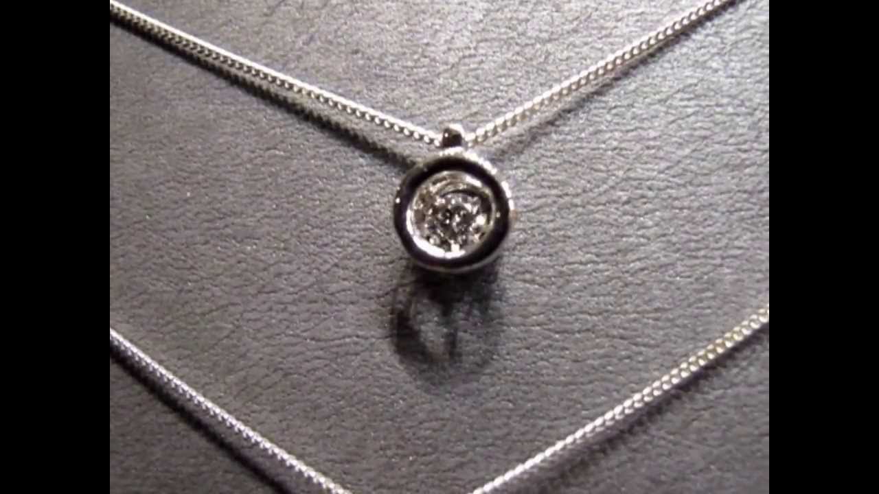 Dancing Diamond Pendants Shimansky Jewellers YouTube