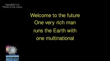 OpenBSD 4.6 Song (Planet of the Users) + Lyrics
