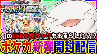 【#ポケカ】ブイズだらけの！テラスタルフェスex開封配信！【両生類系人外VTuber/半崎ウイネコ】【ポケモンカード】