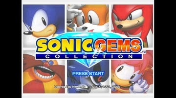 Sonic Gems Collection music ost - Title Screen