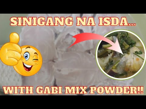 SINIGANG NA ISDA WITH GABI MIX POWDER By Mannie's Version.