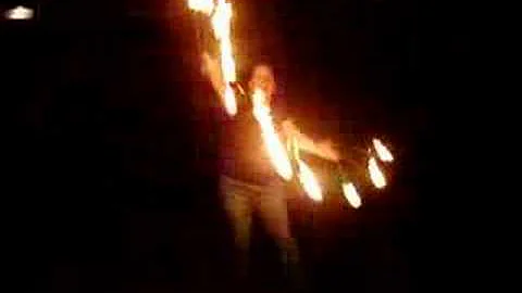 Amy and her Brand New Fire Fans!