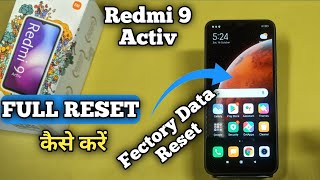 How To Hard Reset Redmi 9 Activ | Redmi 9 Activ को Full Reset कैसे करें | @akstech4u screenshot 1