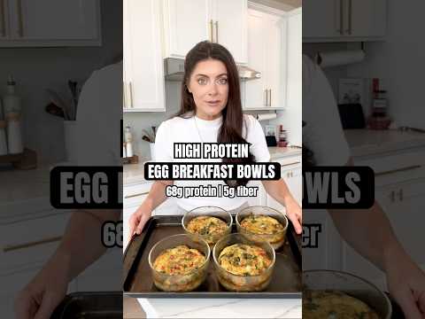 High protein breakfast bowls for easy meal prep