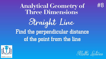 Find the perpendicular distance of the point (2,4,-1) from the line x+5/1 = y+3/4 = z-6/-9 | Lec 8