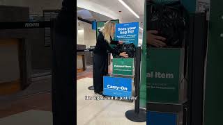 Does the CALPAK Terra Backpack work as a personal item for Frontier?✈️ #carryontravel #traveltips