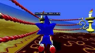 Sonic The Fighters Rollback Netcode Test