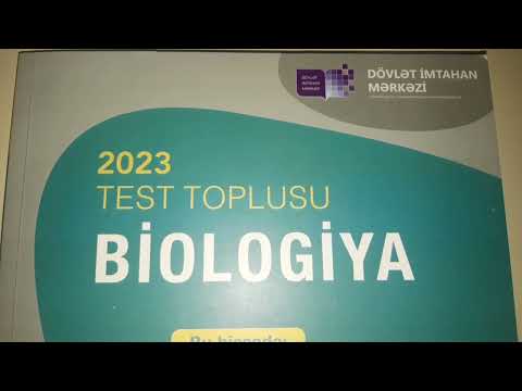 Biologiya yeni test toplusu 2023 CAVABLARI (1-ci hissə)