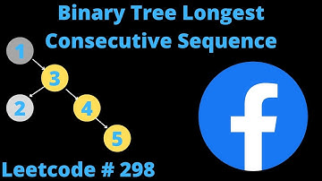 BINARY TREE LONGEST CONSECUTIVE SEQUENCE | LEETCODE # 298 | PYTHON DFS SOLUTION