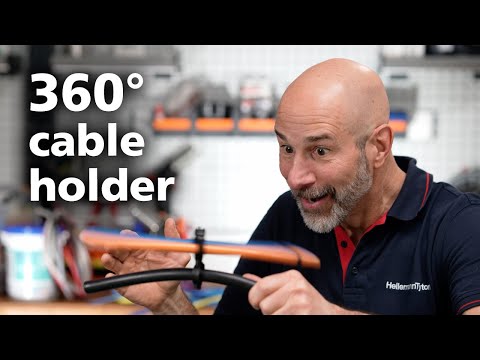 How do you fasten cables that run in different directions? (EN)