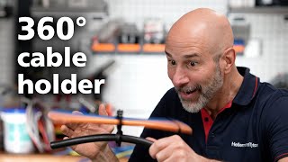 How do you fasten cables that run in different directions (EN)
