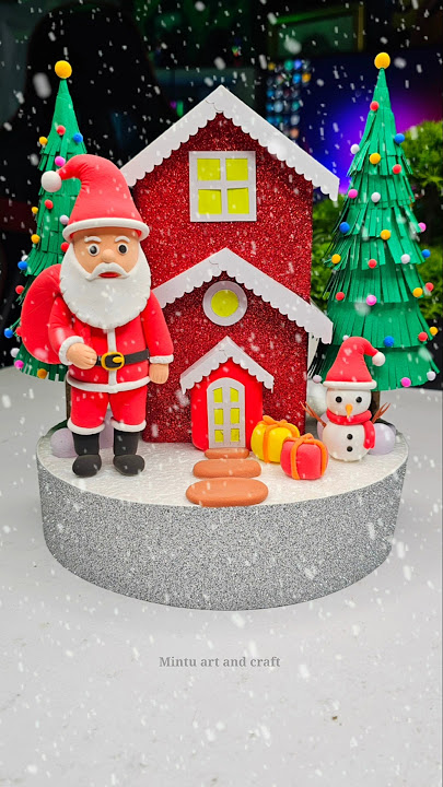 Christmas special craft idea making 🎄 Diy Christmas model craft 🎅 #shorts #short