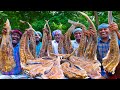 Dried stingray  cooking dried stingray fish gravy in village  karuvadu thokku  simple recipes