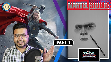 How I Draw Thor Part 1