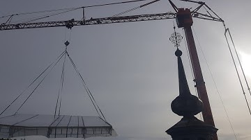 Construction scaffolding roof Haki alu Denmark, Fyn - Faaborg Stilladsen Company project