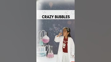 Bouncy Bubble 🫧 #science #experiment #bubble #shorts