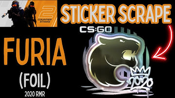 Furia Foil 2020 RMR Sticker Scrape #ohnepixel