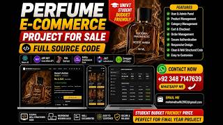 Perfume E-Commerce Website Project for Sale | React + ASP.NET Core + SQL Server | Full Source Code