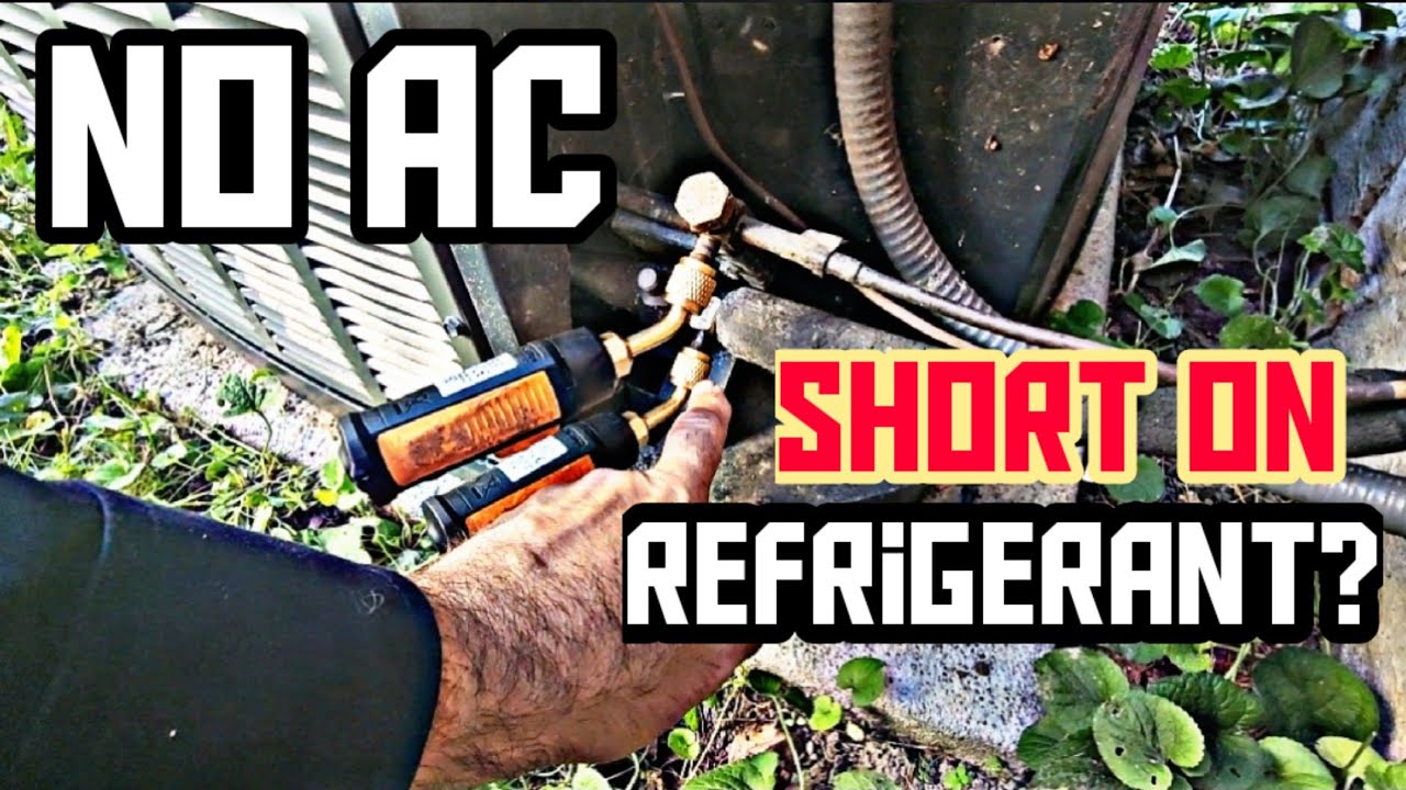 AC Service Call Diagnosis And Refrigerant Leak Check YouTube