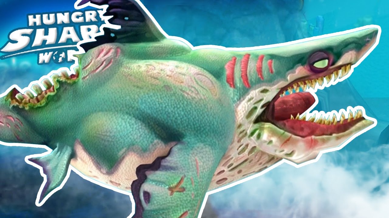 Hungry shark world zombie shark