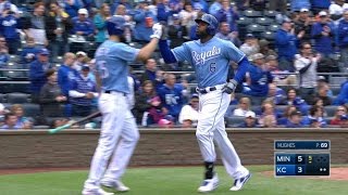 MIN@KC: Cain belts a solo homer to left field